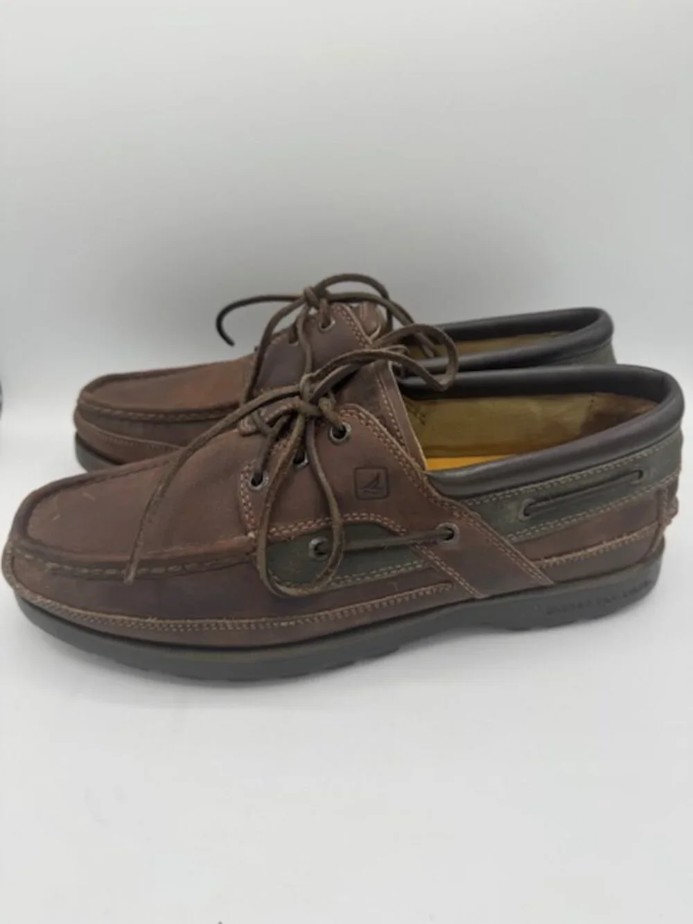 Sperry Authentic Original Boat Shoes Brown Leather Men's 11